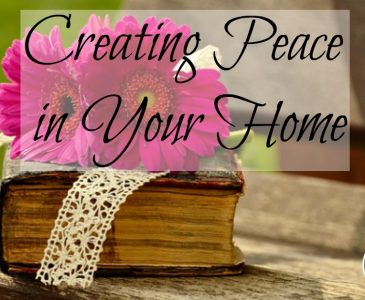 How we create peace in our home. When you have an atmosphere of peace in your home, life is so much better. Cultivating peace in our homes and hearts is a wonderful thing to do.